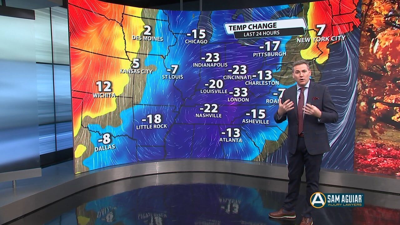 Jude Redfield's early Monday morning forecast